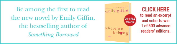 St. Martin's Press: Where We Belong by Emily Giffin