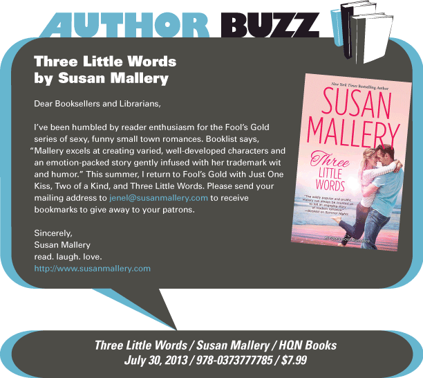 AuthorBuzz: Three Little Words by Susan Mallery