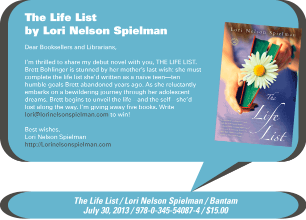 AuthorBuzz: The Life List by Lori Nelson Spielman