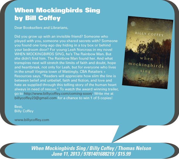 AuthorBuzz: When Mockingbirds Sing by Billy Coffey