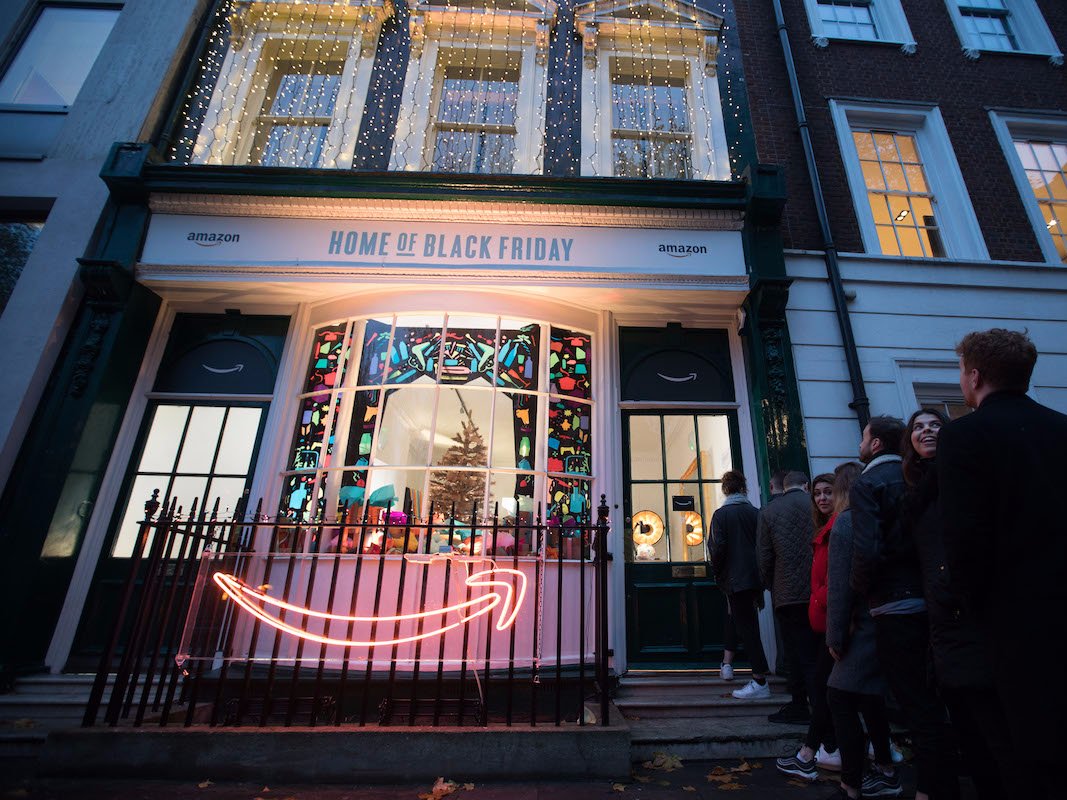 Amazon Store Pops Up Briefly in London's Soho Square | Shelf Awareness - What Shops Take Part In Black Friday Uk