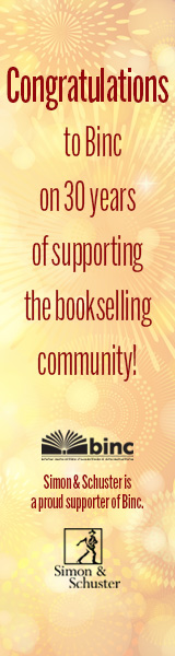 Simon & Schuster: Congratulations to Binc on 30 years of supporting the bookselling community!