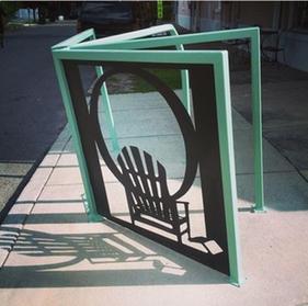 Octavia Books Bike rack