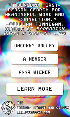 MCD: Uncanny Valley: A Memoir by Anna Wiener 