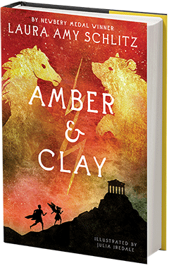 Candlewick Press: Amber and Clay by Laura Amy Schlitz, illustrated by Julia Iredale