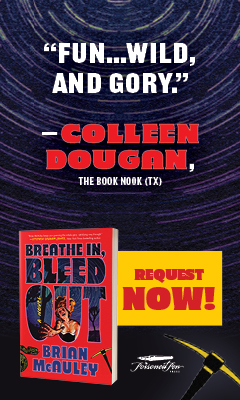 Poisoned Pen Press: Breathe In, Bleed Out by Brian McAuley