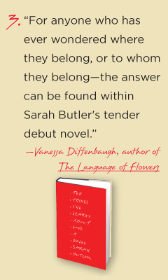 Penguin Pess: The Ten Things I've Learnt About Love by Sarah Butler