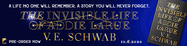 Tor Books: The Invisible Life of Addie Larue by V.E. Schwab - Pre-order today! 