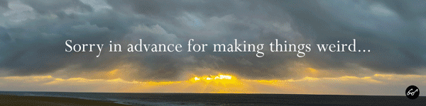 Chronicle Books:  Sorry in Advance for Making Things Weird: A Disappointing Affirmations Collection by Dave Tarnowski