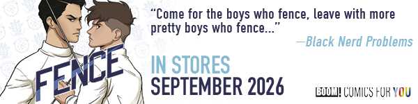Boom!box: Fence by C.S. Pacat, illustrated by Joanna The Mad