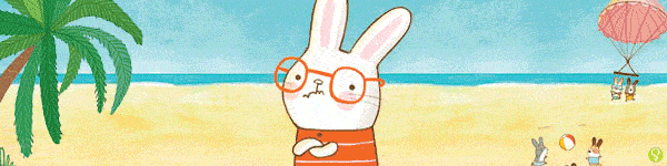 Sourcebooks Jabberwocky: Judgy Bunny and the Terrible Beach by Scott Rothman, illustrated by Linzie Hunter