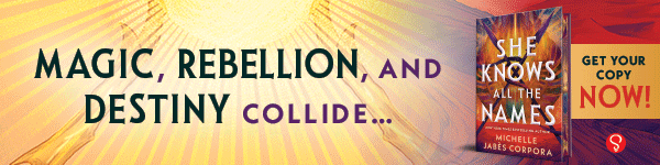 Sourcebooks Fire: She Knows All the Names by Michelle Jabès Corpora