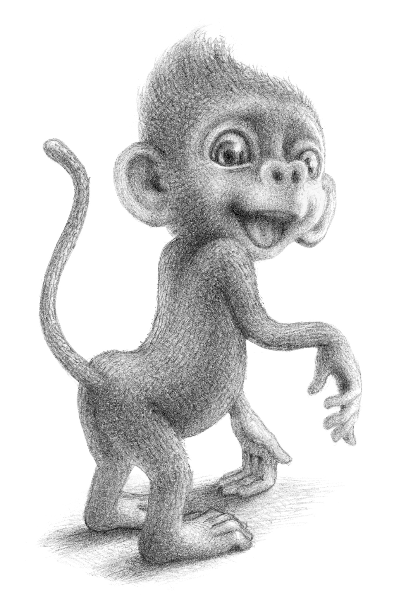 Cartoon Cute Easy Drawing Monkey ~ Cute Monkey Drawing | Digimoncardo