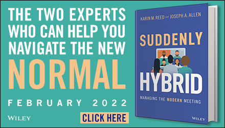 Wiley: Suddenly Hybrid: Managing the Modern Meeting (1ST ed.) by Karin M. Reed and Joseph A. Allen