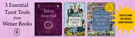 Weiser Books: The Weiser Tarot Journal: Guidance and Practice by Theresa Reed;  The Weiser Tarot: A New Edition of the Classic 1909 Waite-Smith Deck (78-Card Deck with 64-Page Guidebook) by Arthur Edward Waite and Pamela Colman Smith;  The Weiser Tarot Card Sticker Book by Arthur Edward Waite and Pamela Colman Smith