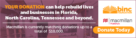 BINC: Your donation can help rebuild lives and businesses in Florida, North Carolina, Tennessee and beyond. Donate Today!