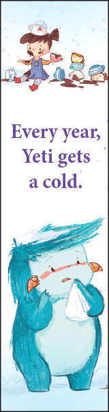 Pixel+ink: Even Yetis Get Colds by Carlianne Topsey
