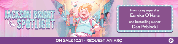 Amulet Books: Jackson Bright in the Spotlight by Eureka O'Hara and Dan Poblocki, illustrated by Ricardo Bessa