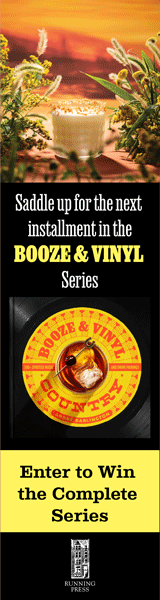 Running Press Adult: Booze & Vinyl Country: 100+ Spirited Music-And-Drink Pairings by André Darlington, photographed by Steve Legato