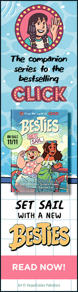 larion Books:  Besties: Set Sail (The World of Click)  by Kayla Miller and Jeffrey Canino, illustrated by Kristina Luu