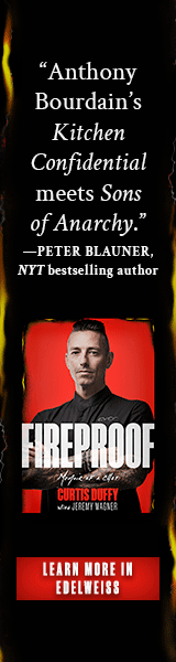 Dead Sky Publishing:  Fireproof: Memoir of a Chef by Curtis Duffy with Jeremy Wagner