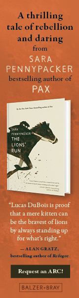 Balzer & Bray/Harperteen: The Lions' Run by Sara Pennypacker, illustrated by Jon Klassen