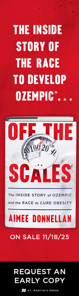 St. Martin's Press: Off the Scales: The Inside Story of Ozempic and the Race to Cure Obesity by Aimee Donnellan