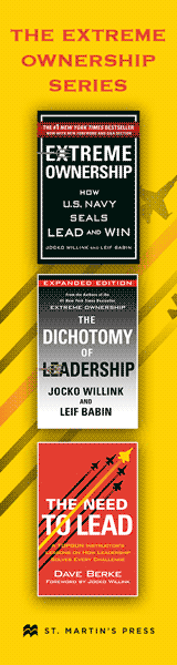 St. Martin's Press: The Need to Lead: A Topgun Instructor's Lessons on How Leadership Solves Every Challenge (Extreme Ownership Trilogy #3) by Dave Berke and Jocko Willink