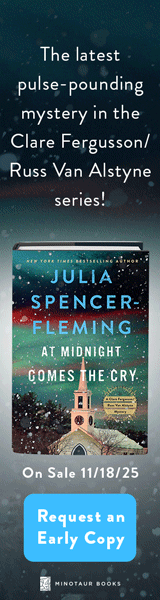 Minotaur Books:  At Midnight Comes the Cry: A Clare Fergusson/Russ Van Alstyne Mystery by Julia Spencer-Flemingop.,