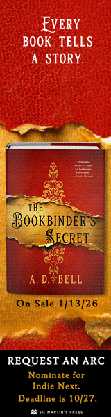 St. Martin's Press: The Bookbinder's Secret by A.D. Bell