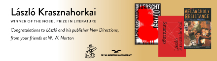 New Directions: László Krasznahorkai, Winner of the Nobel Prize in Literature!