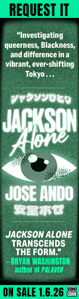 Soho Crime: Jackson Alone by Jose Ando, translated by Kalau Almony