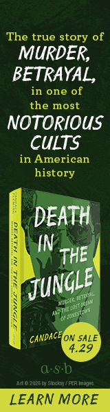 Anne Schwartz Books:  Death in the Jungle: Murder, Betrayal, and the Lost Dream of Jonestown by Candace Fleming