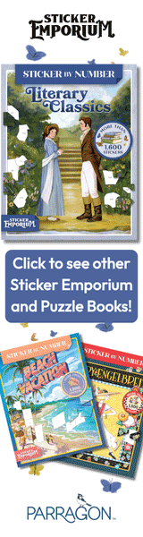 Parragon: Sticker by Number Literary Classics (Sticker Emporium) illustrated by Yvette Chua and Sam Hadley