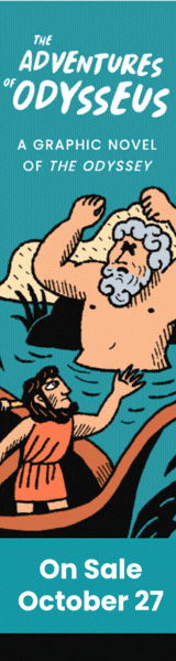Eerdmans Books for Young Readers: The Adventures of Odysseus: A Graphic Novel by Nicol&aacute;s Schuff, translated by Lawrence Schimel and illustrated by Mariana Ruiz Johnson
