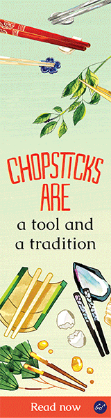 Chronicle Books: Chopsticks Are by Chloe Ito Ward, illustrated by Lynn Scurfield