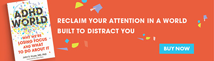 New Harbinger Publications: ADHD World: Why We're Losing Focus and What to Do about It by John S. Kruse, MD, PhD
