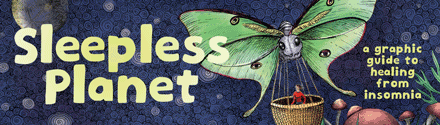 Graphic Mundi: Sleepless Planet: A Graphic Guide to Healing from Insomnia by Maureen Burdock