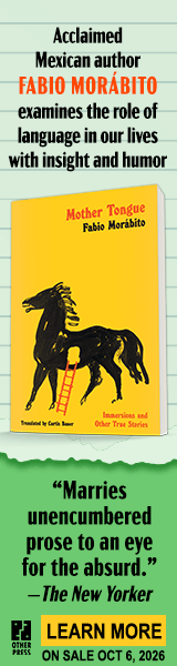 Other Press (NY): Mother Tongue: Immersions and Other True Stories by Fabio Mor&aacute;bito, translated by Curtis Bauer