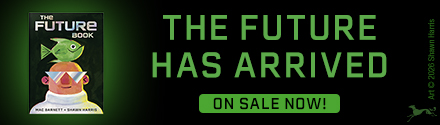 Alfred A. Knopf Books for Young Readers: The Future Book by Mac Barnett, illustrated by Shawn Harris