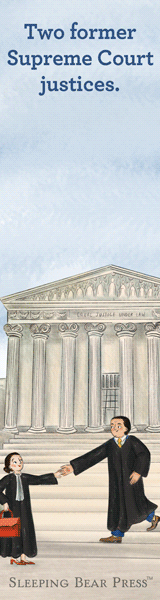 Sleeping Bear Press: A Supreme Friendship: The Unlikely Bond Between Ruth Bader Ginsburg and Antonin Scalia by Debbie Rovin Murphy, illustrated by Kirsti Beautyman