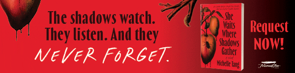 Poisoned Pen Press: She Waits Where Shadows Gather by Michelle Tang