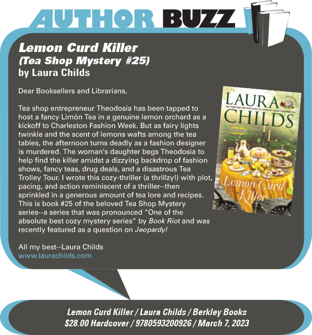 AuthorBuzz: Berkley Books: Lemon Curd Killer (Tea Shop Mystery #25) by Laura Childs 