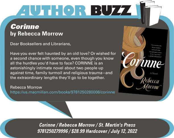 AuthorBuzz: St. Martin's Press: Corinne by Rebecca Morrow