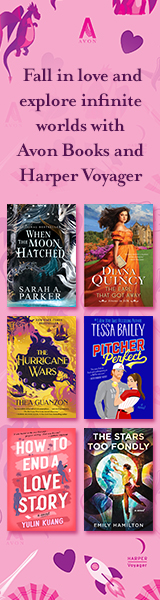 HarperCollins: Fall in love and explore infinite worlds with Avon Books and Harper Voyager!