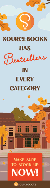 Sourcebooks: Sourcebooks has bestsellers in every category. Make sure to stock up now!